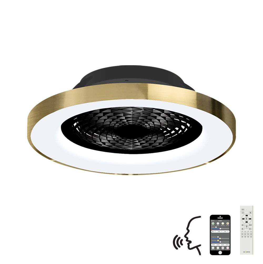 LED Ceiling Fans | LED Ceiling Fan Black/Gold