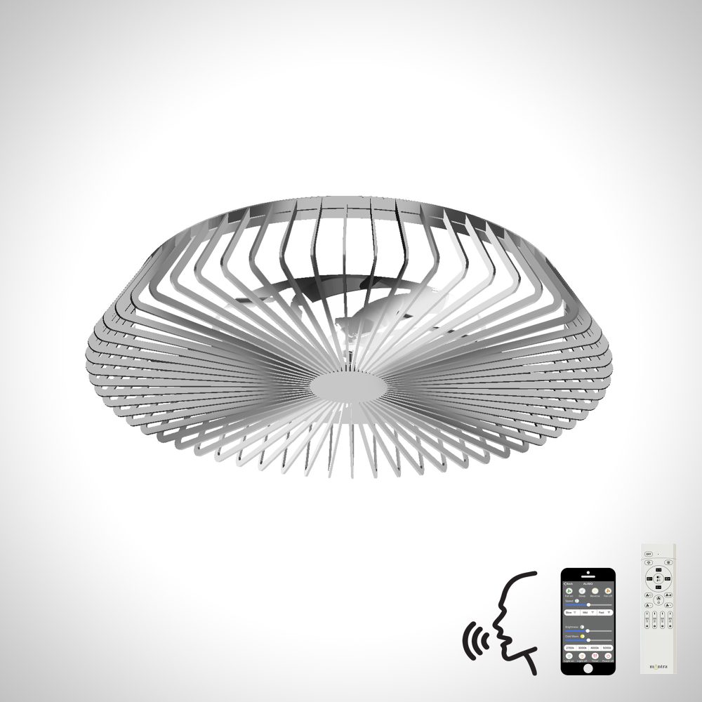 LED Ceiling Fans | Ceiling Fan Light Silver
