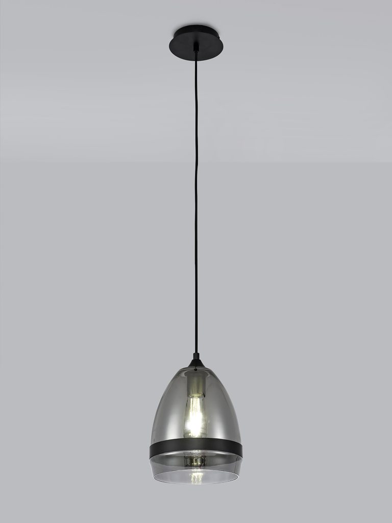 Kitchen Island Pendant Lights | Black Pendant Smoked Glass