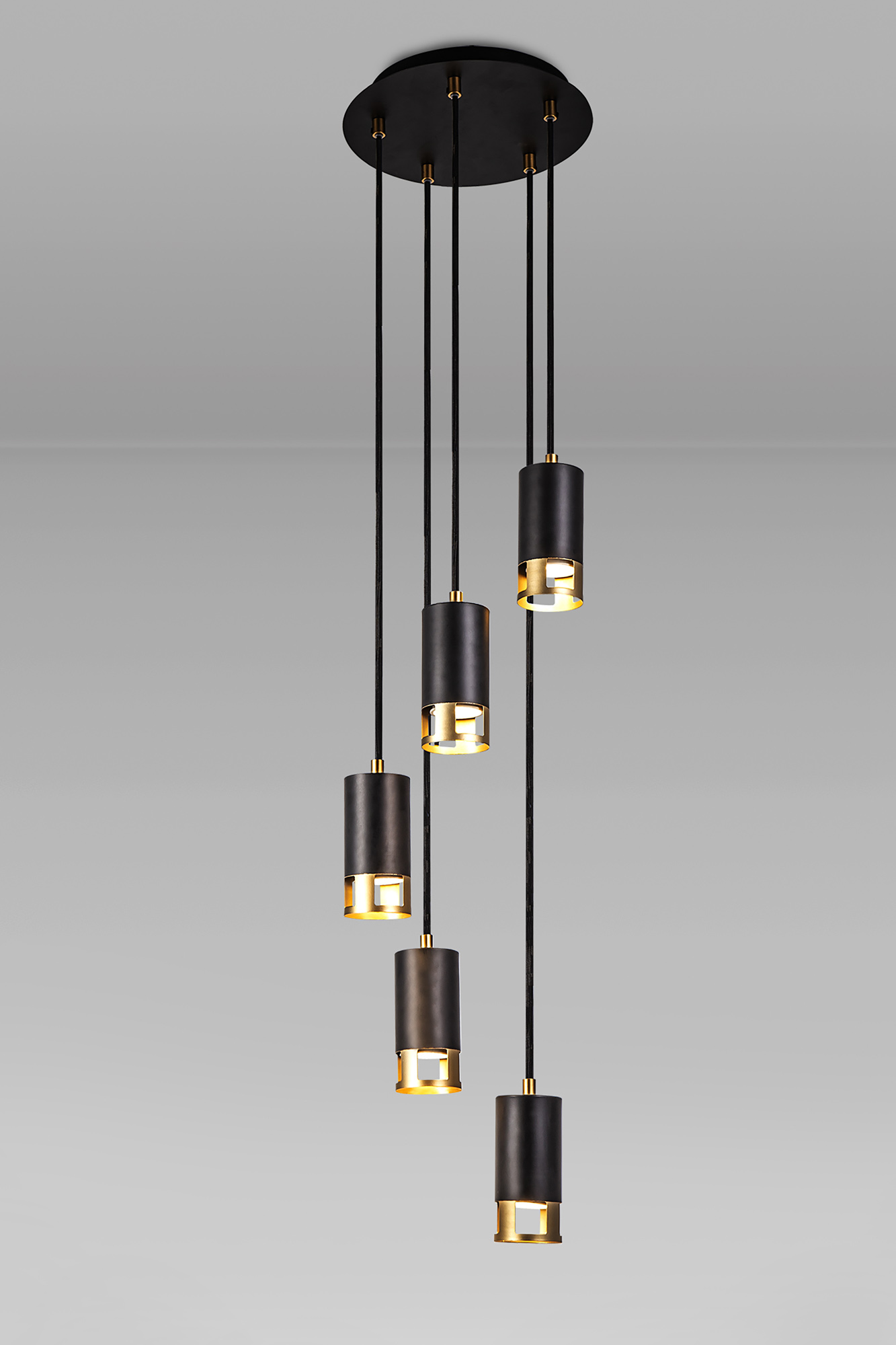 3 Black Candles Multi Pendant main image 1