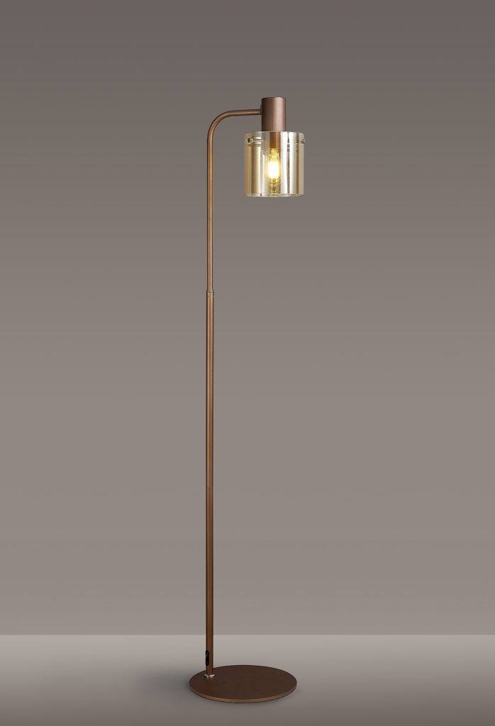 Modern Mocha Floor Lamp | Modern Floor Lamps