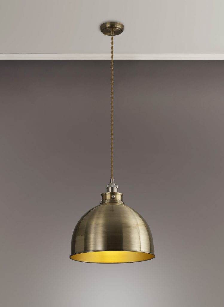 Kitchen Island Pendant Lights | Cord Large Pendant Brass