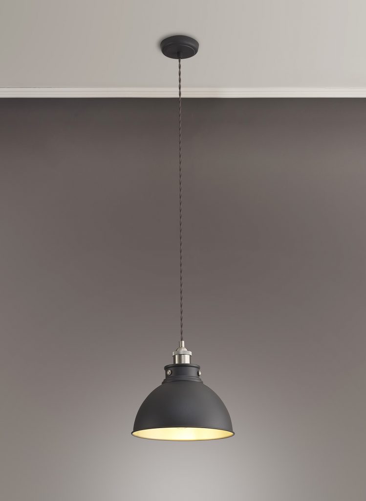Kitchen Island Pendant Lights | 1Lt Ceiling Pendant Graphite
