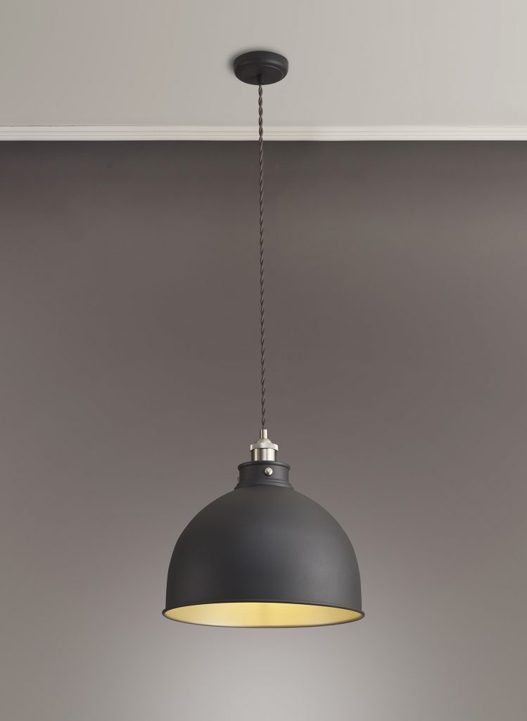 Kitchen Island Pendant Lights | Cord Large Graphite Pendant