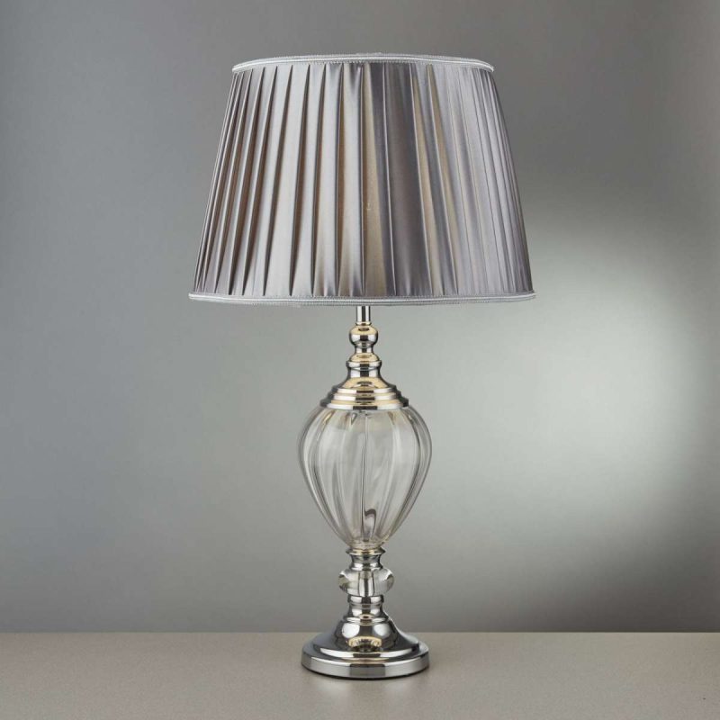 Clear Glass Table Lamp | Contemporary Style Table Lamp