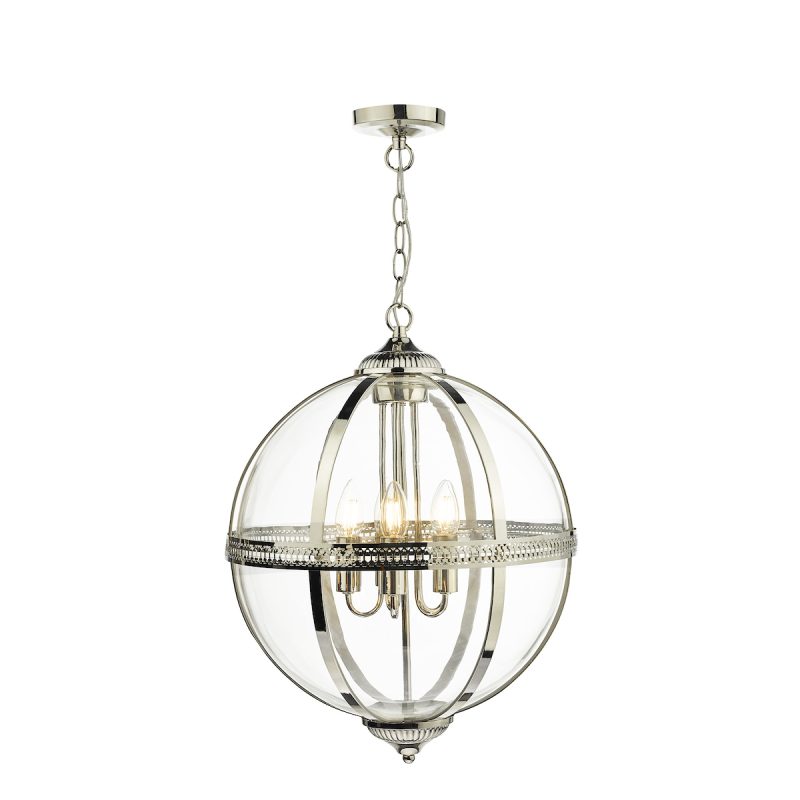 5lt Lantern Polished Nickel