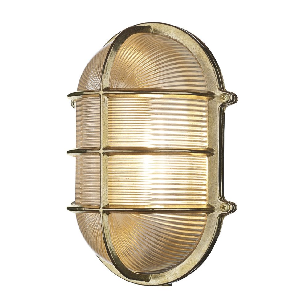 ADM2140 Admiral Large Oval Solid Brass
