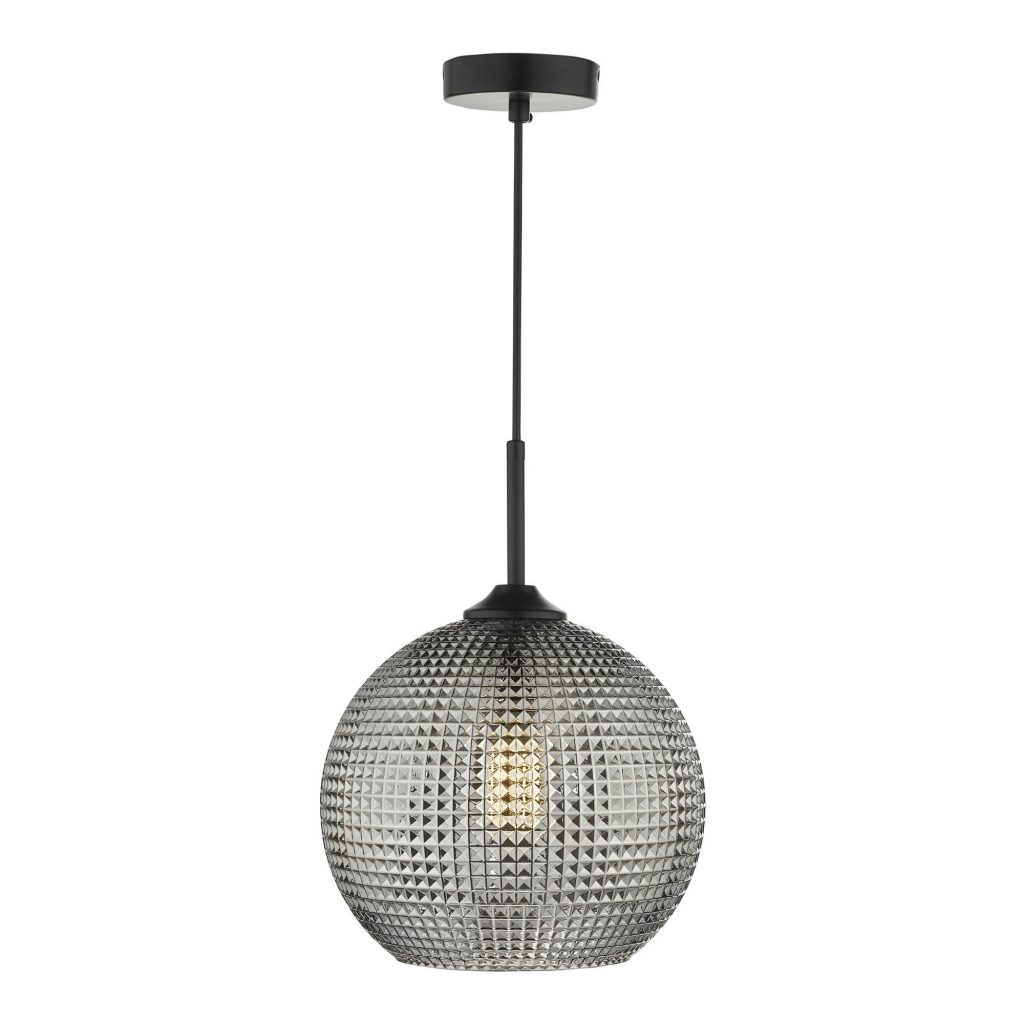 Black diamond round Pendant