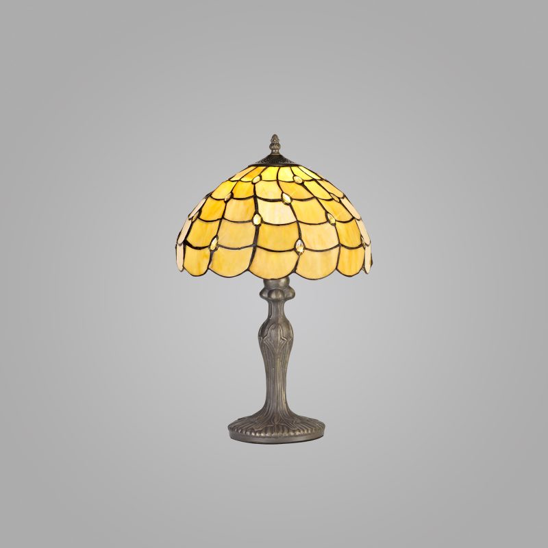 Tiffany Table Lamp Beige Glass | Tiffany Table Lamp