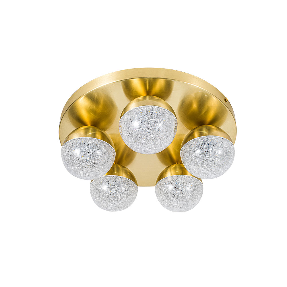 gold bathroom ceiling light
