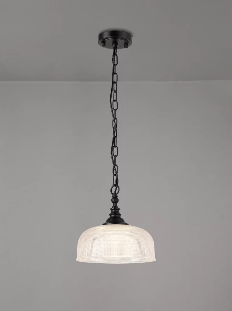 Satin Black Single Pendant | Kitchen Island Pendant Light