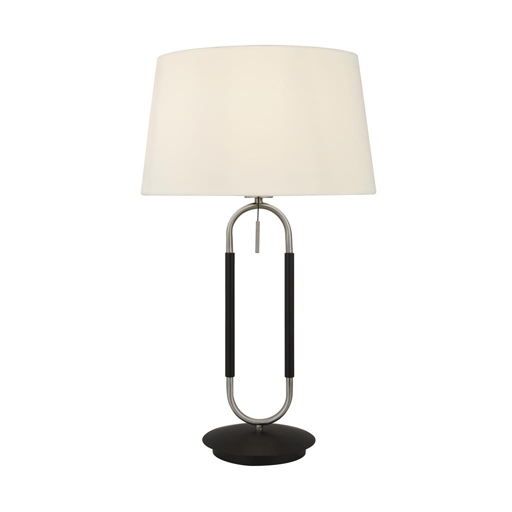 Black & Silver Table Lamp | Modern Table Lamps
