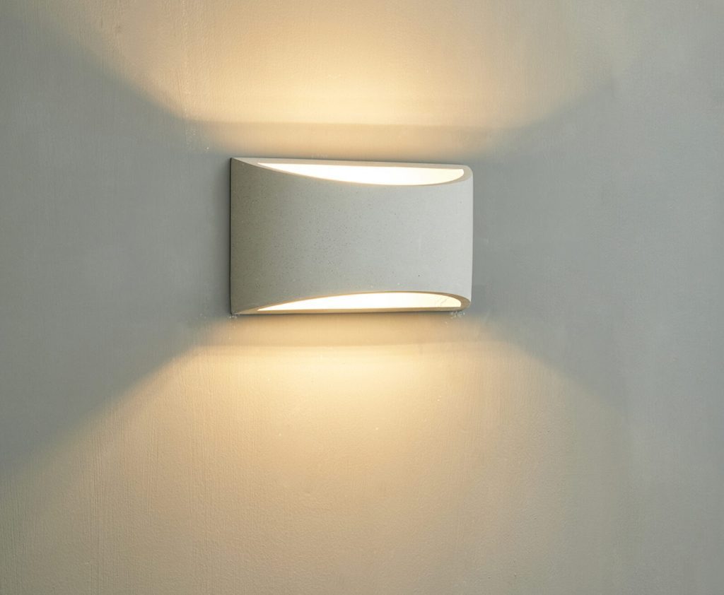 modern ceramic wall light | Plaster Wall Lights