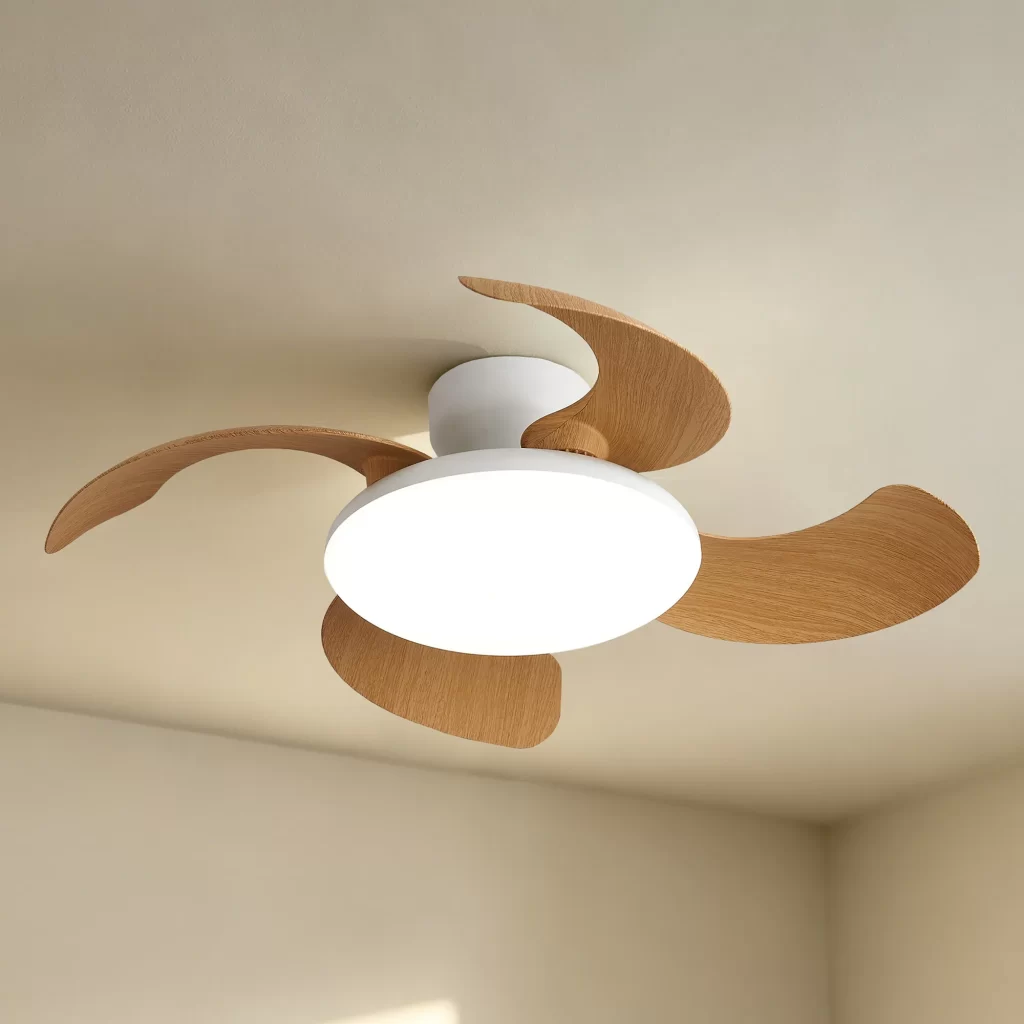 M9515 Aloha II Ceiling Fan White & Wood | Ceiling Fans