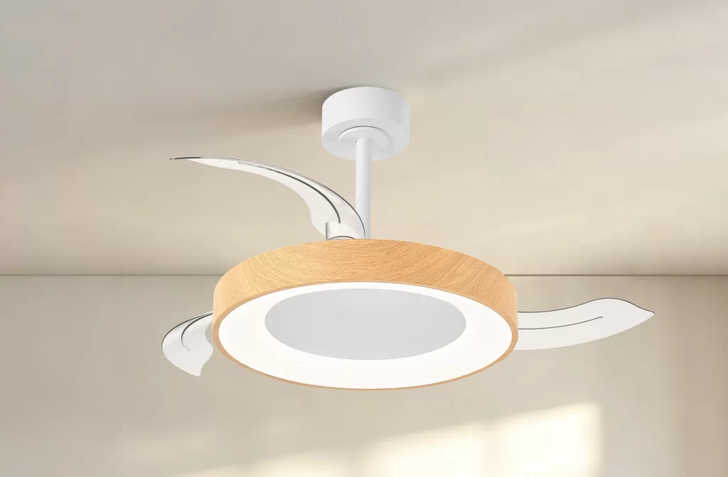 Mantra M9013 Niseko Fan S White & Wood | Ceiling Fan
