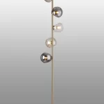 Floor Lamp Antique Gold with Mix of Glasses | Luxury Floor Lamp