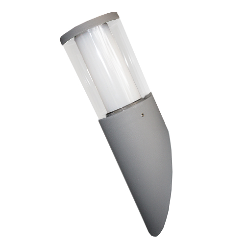 MAGCARLOL Grey Opal Outdoor Angled Wall Light