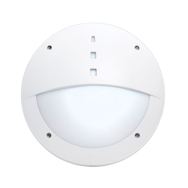 MAGGELM Round White Bulkhead With Eyelid